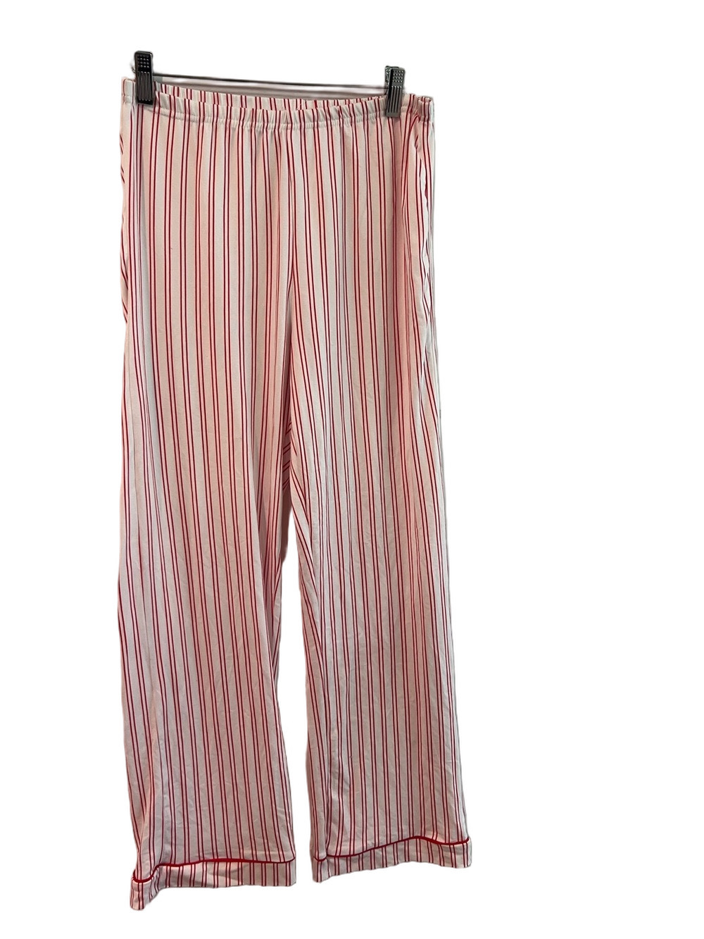 Striped Red & White Women's Pajama Pants
